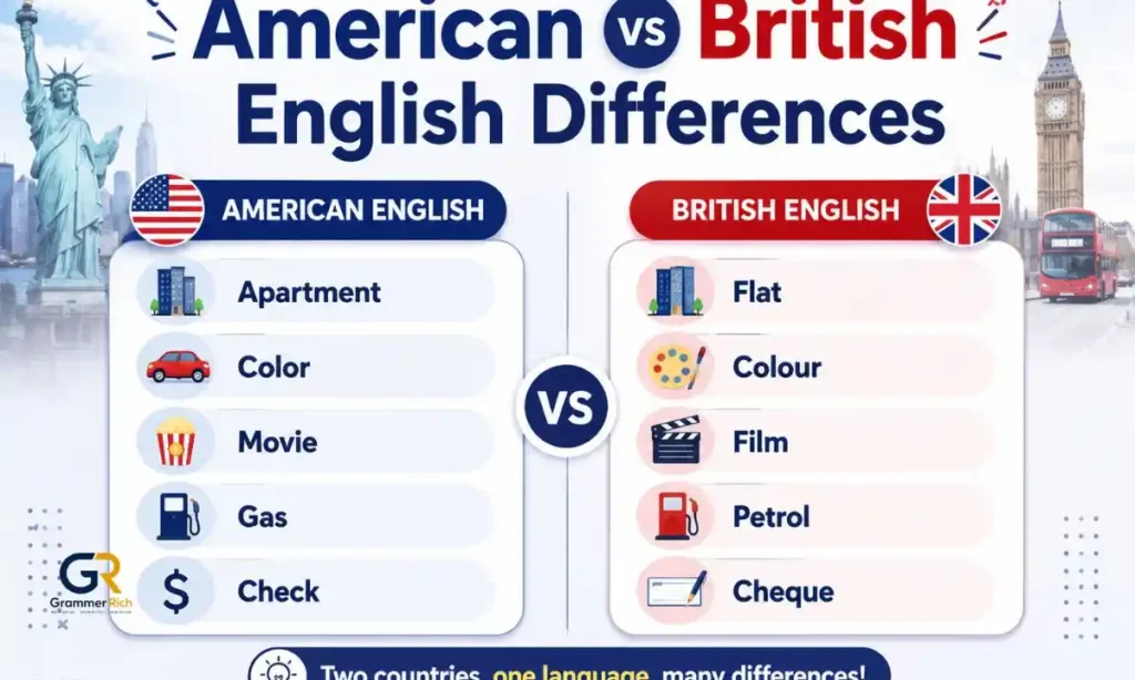 American vs British English Differences