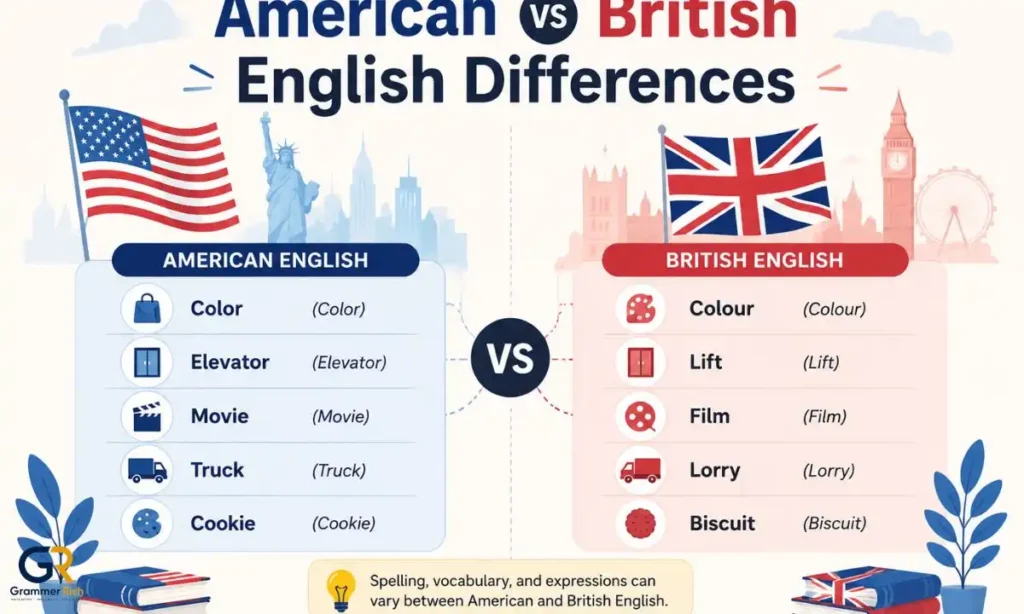 American vs British English Differences
