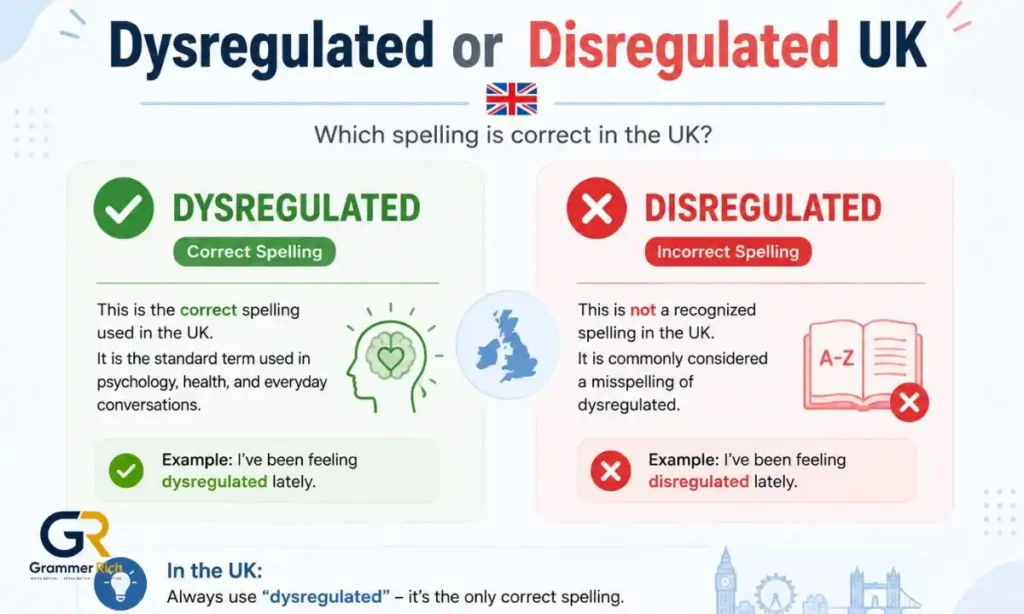 Dysregulated or Disregulated UK
