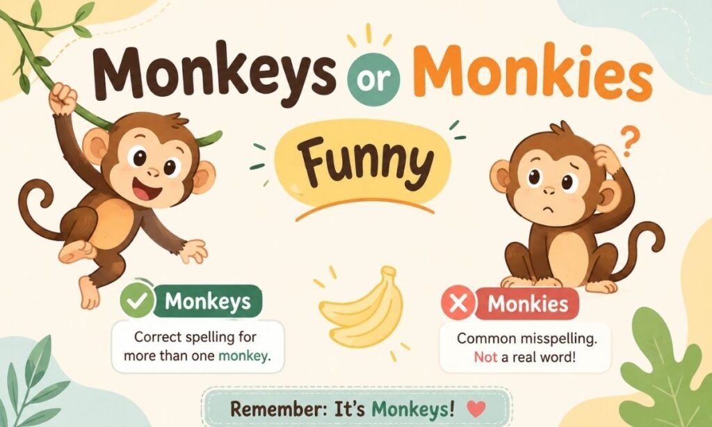 Monkeys or Monkies Funny