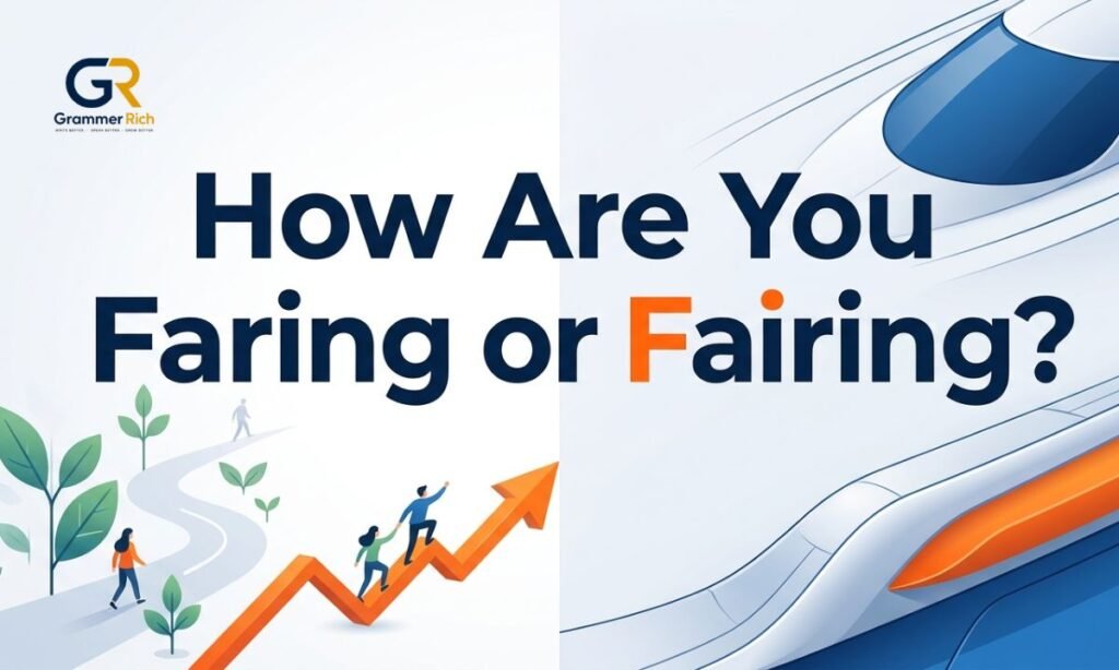 Fairing or Faring