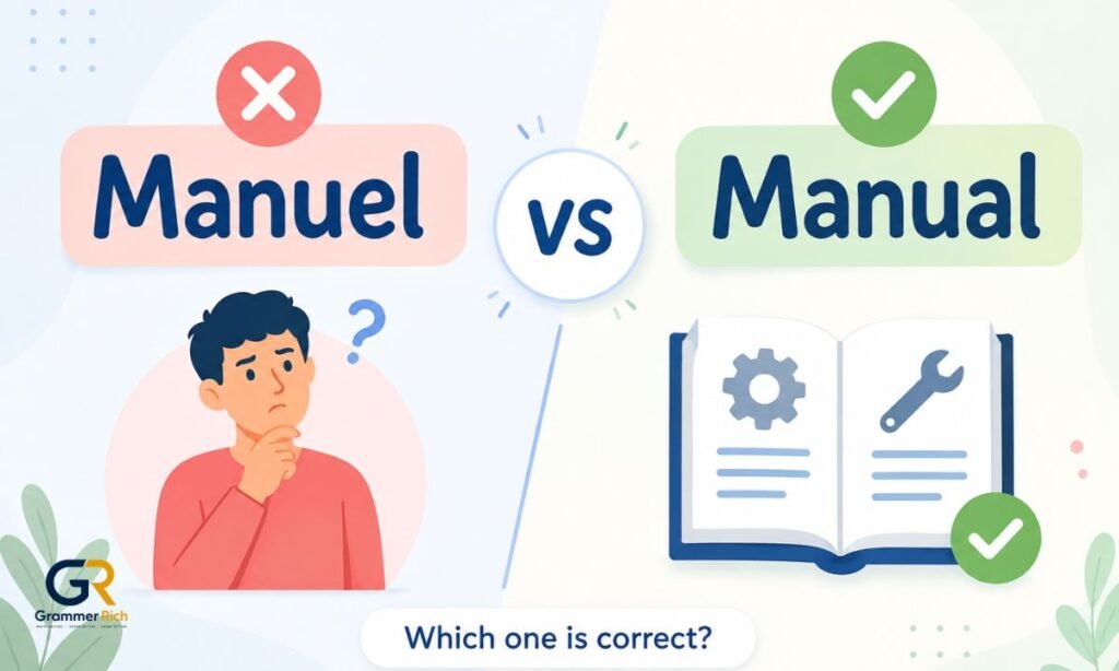 Manuel vs Manual