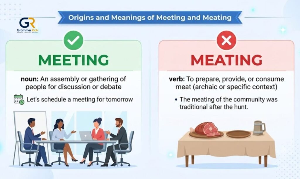 Meating vs Meeting