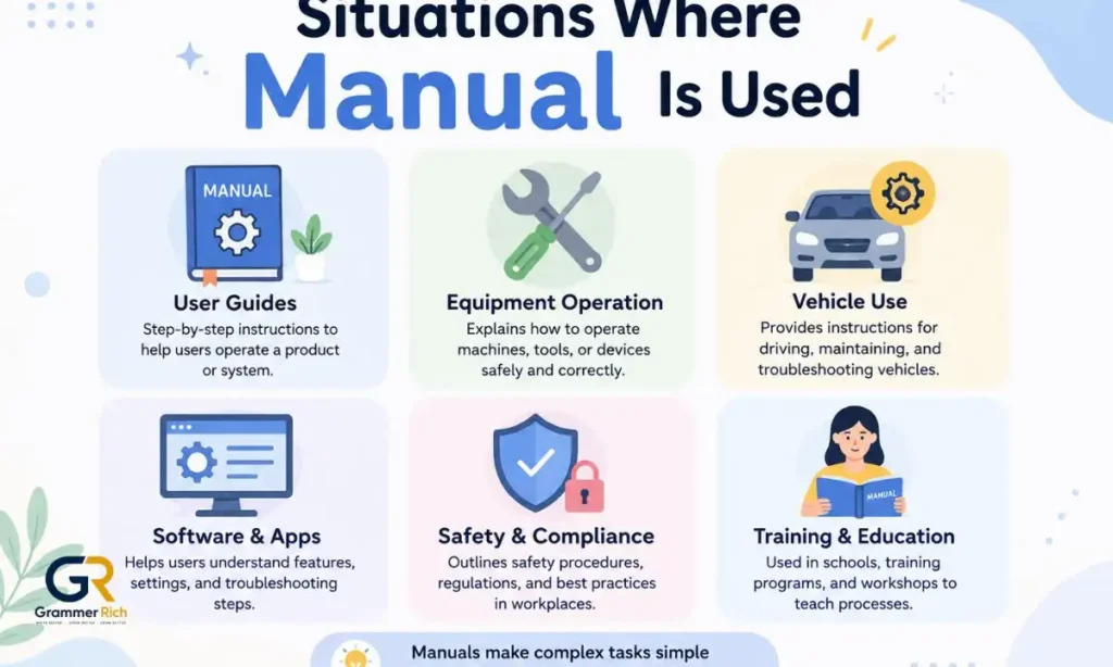 situations-where-manual-is-used