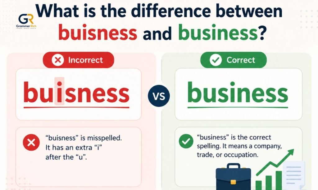what-is-the-difference-between-buisness-and-business