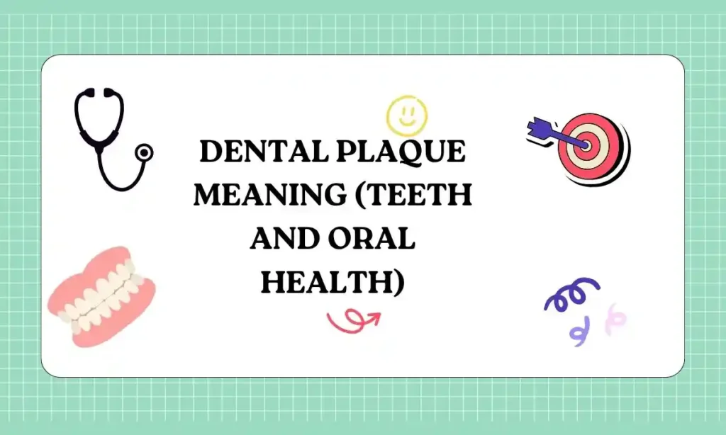 Dental Plaque Meaning (Teeth and Oral Health)