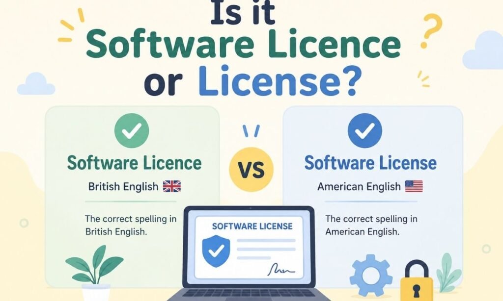 Is it Software Licence or License