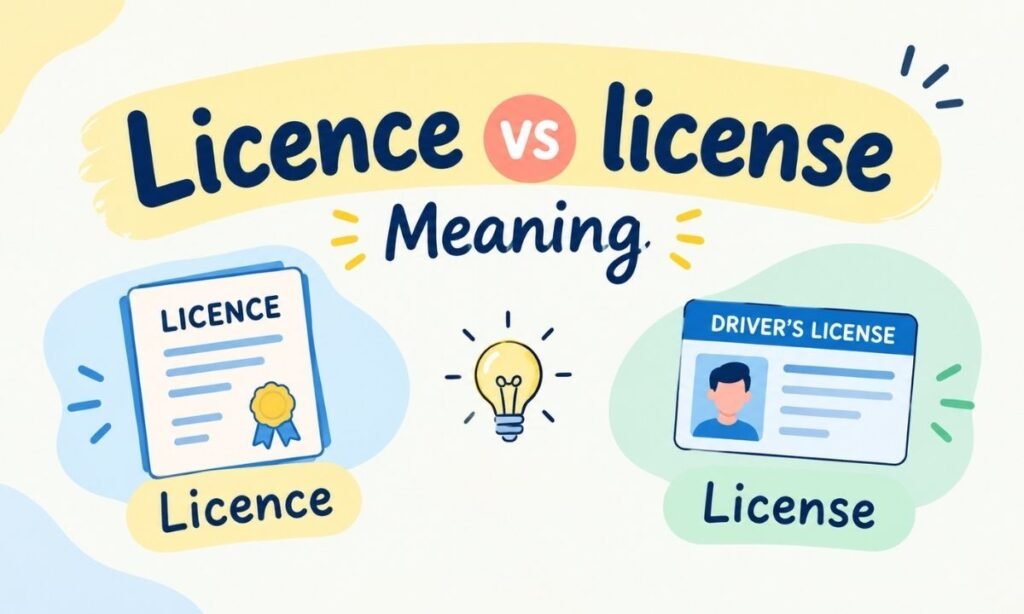 Licence vs License