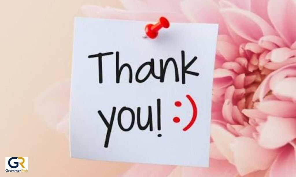 Thank You, Thankyou, or Thank-You
