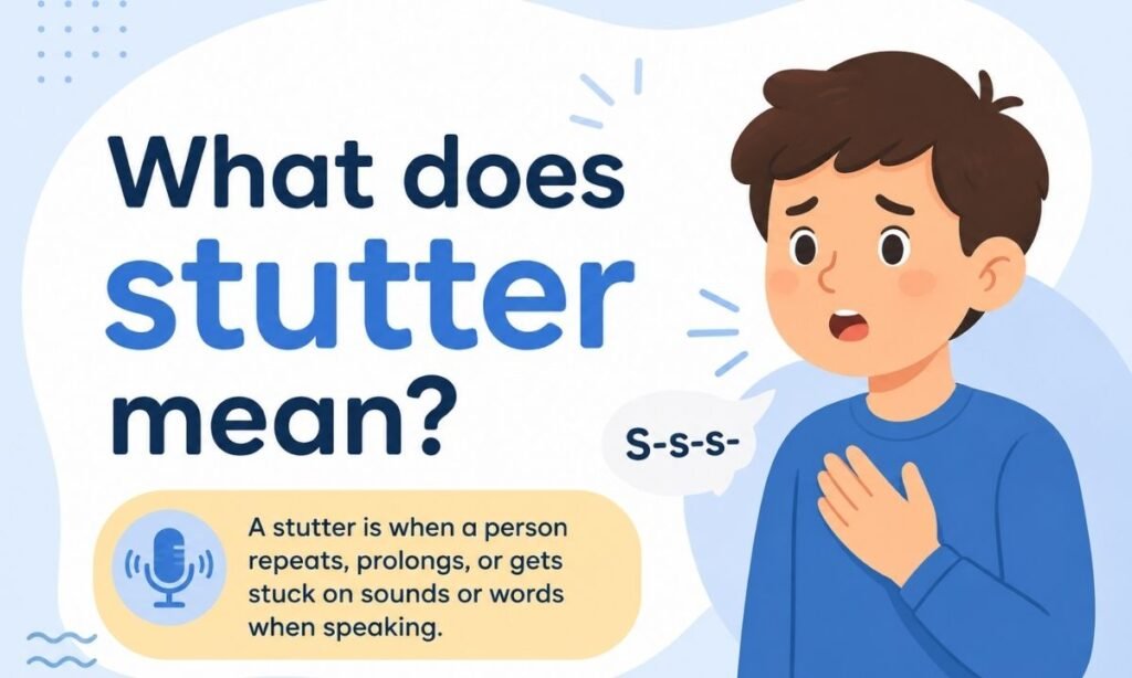 Studder or Stutter