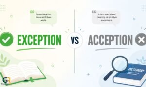 Acception vs Exception Meaning, Differences & Correct Usage
