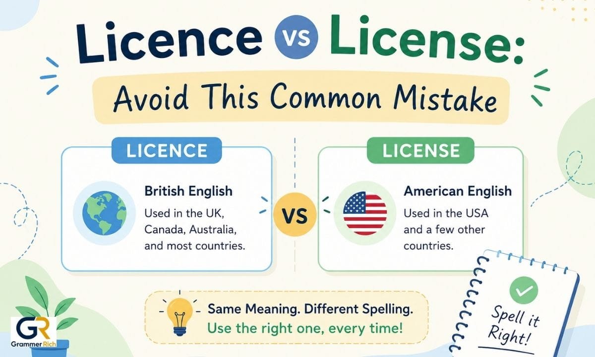 Licence vs License Avoid This Common Mistake