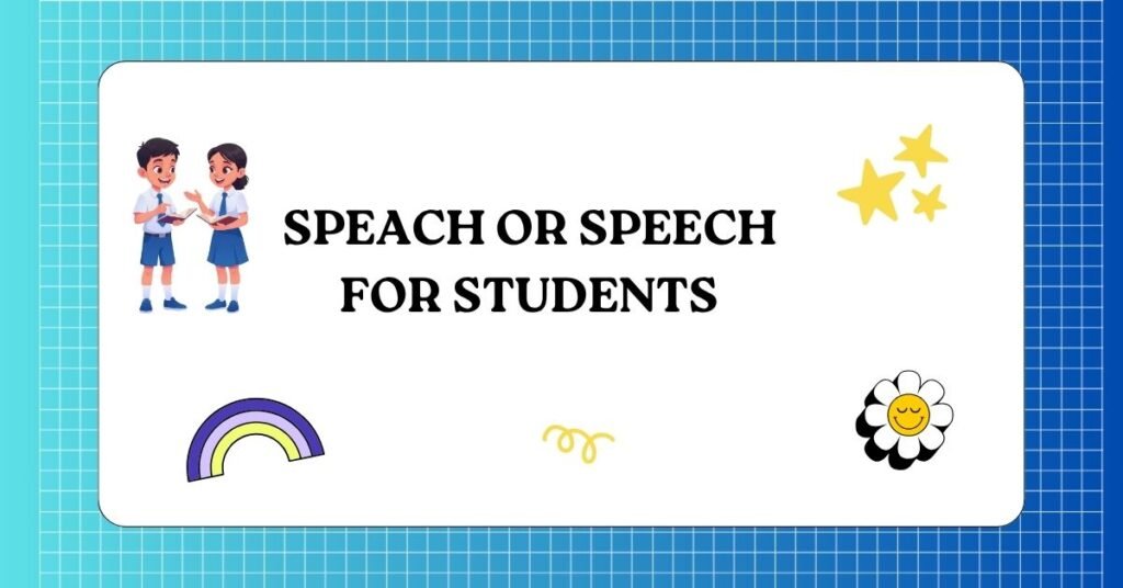Speach or Speech