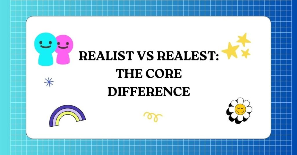 Realist vs Realest The Core Difference